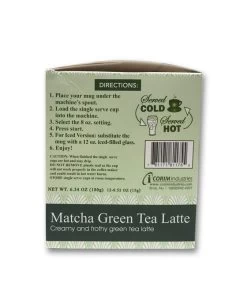 Matcha Green Tea Latte, 24Single Serve Cups 6 Matcha Green Tea Latte, 24Single Serve Cups -Coffee Beverage Shop matcha green tea latte single serve k cups 12 cups sweet tea latte 02 2nd 1