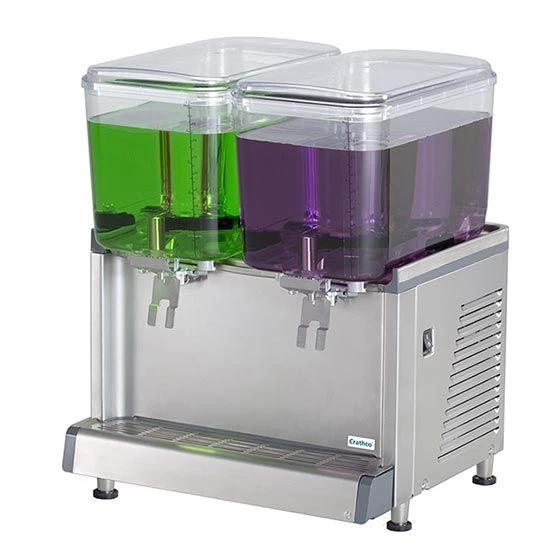 Crathco CS-2D-16 Simplicity Bubbler Series Premix Cold Beverage Dispenser (2) 4.75 Gallon Bowls 1 Crathco CS-2D-16 Simplicity Bubbler Series Premix Cold Beverage Dispenser (2) 4.75 Gallon Bowls