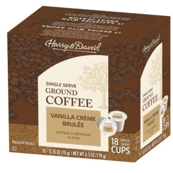 Harry & David Coffee Combo, Breakfast Blend, Vanilla Creme Brulee 2/18 Ct Boxes 3 Harry & David Coffee Combo, Breakfast Blend, Vanilla Creme Brulee 2/18 Ct Boxes - Image 3